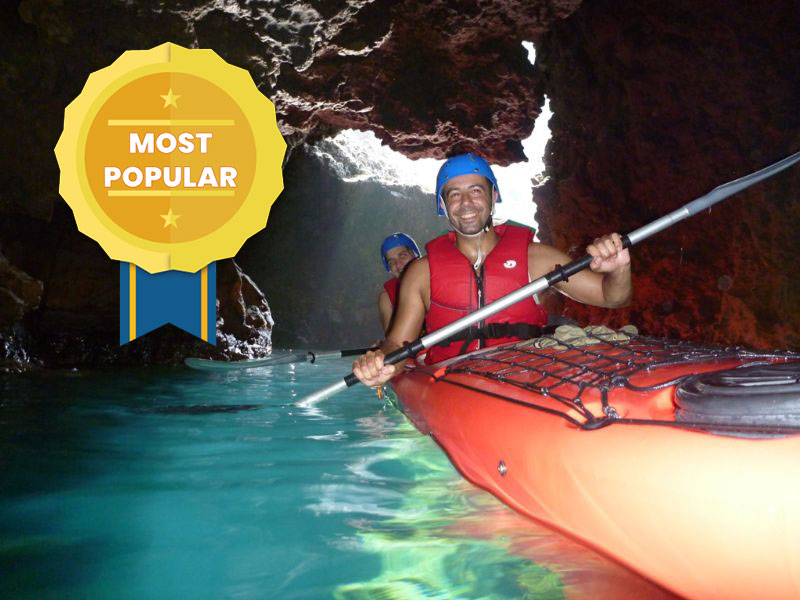 Escursioni giornaliere in kayak da mare nelle Grotte delle Isole Eolie