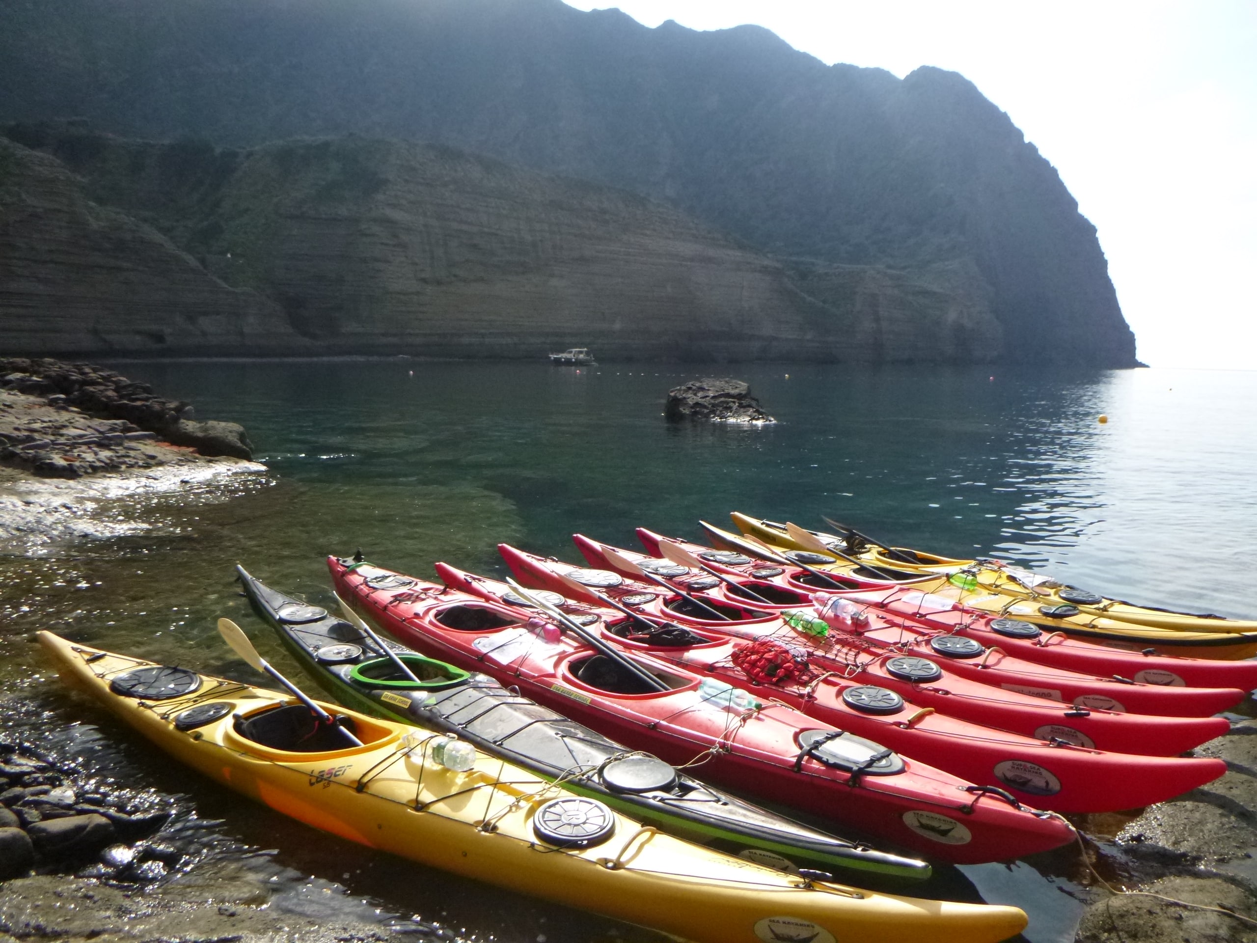 I nostri Kayak da Mare alle isole Eolie, sicilia, Italia